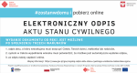 #zostanwdomu i pobierz online elektroniczny odpis aktu stanu cywilnego!